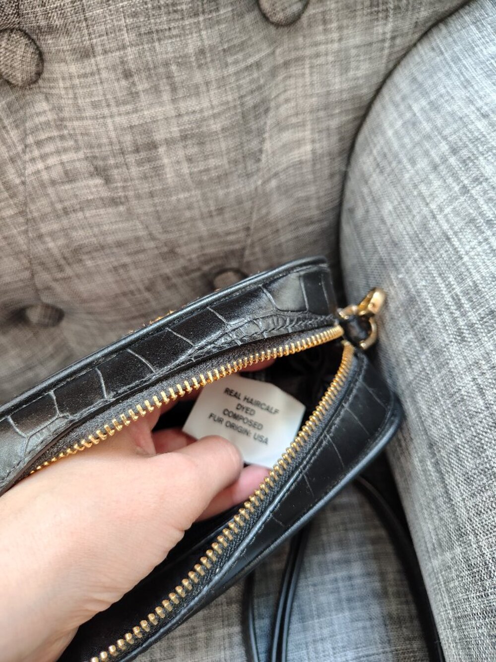 Michael kors crossbody animal fur hair NWT - Picture 5 of 6